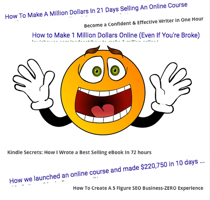 Crazy promises of success - creating an online course