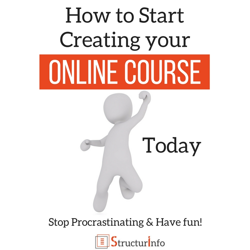 2 Start Creating an online course - Online course creation - how to create an online course