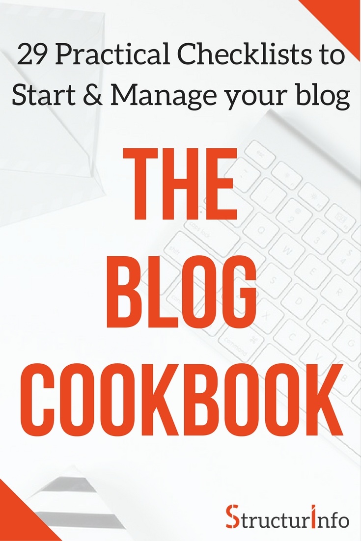 Pin blog cookbook - How to start a blog - Advance blogging tips