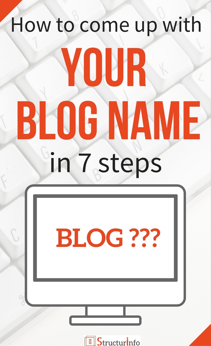 Pinterest How to come up with a blog name ideas - Blog Tips - Blog ideas - Blogging for beginners