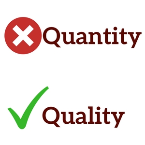 quantity quality